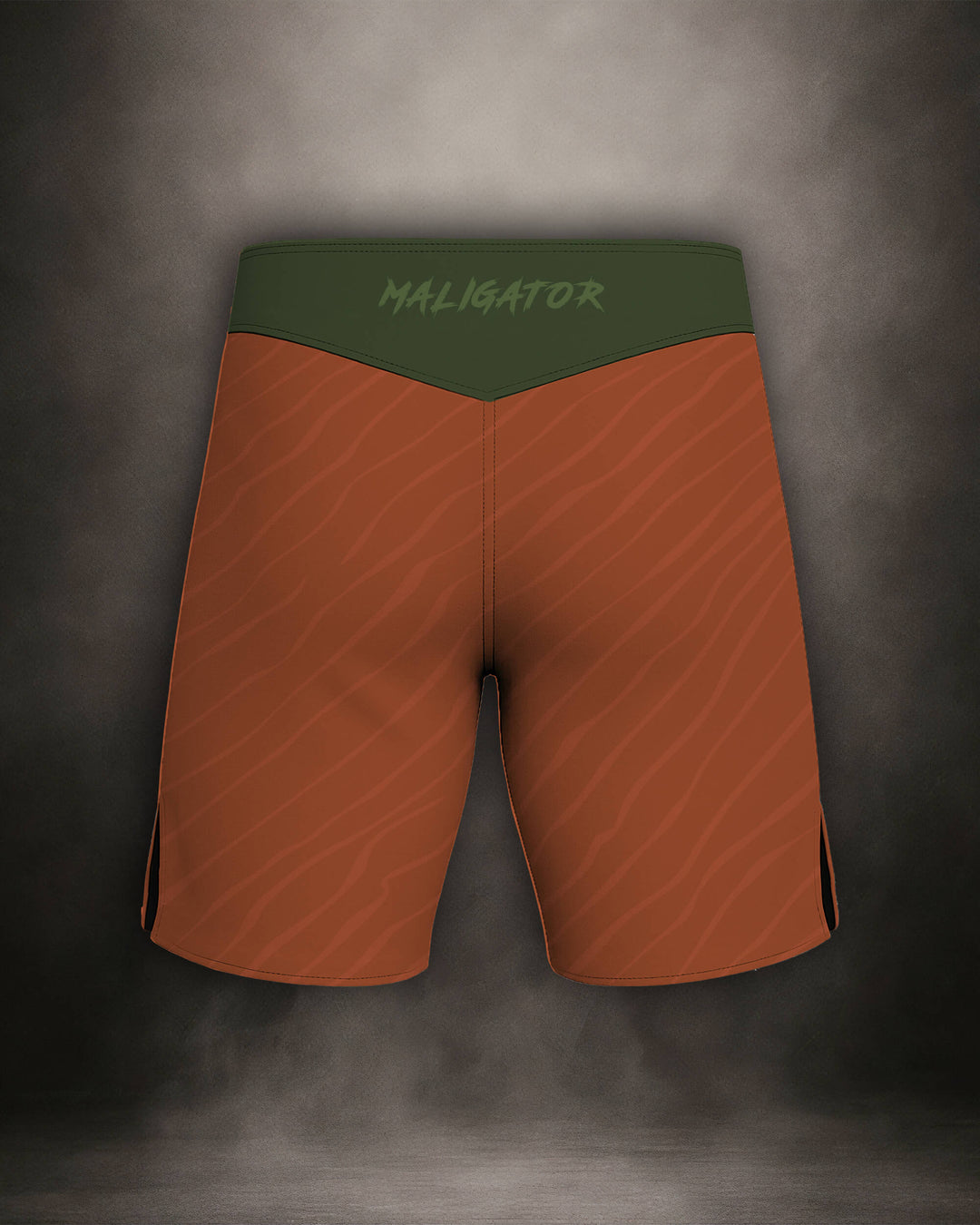 Maligator Terraborn Yateveo fight shorts – back view, high-performance MMA gear for explosive movement and control