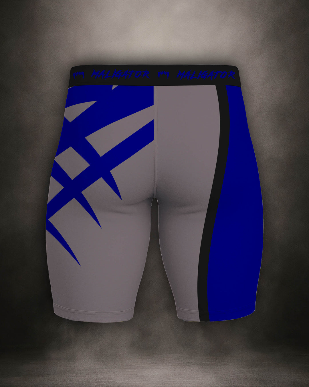 Maligator Savage X81 Kyanos training shorts – back view, lightweight compression gear for grappling and cage work