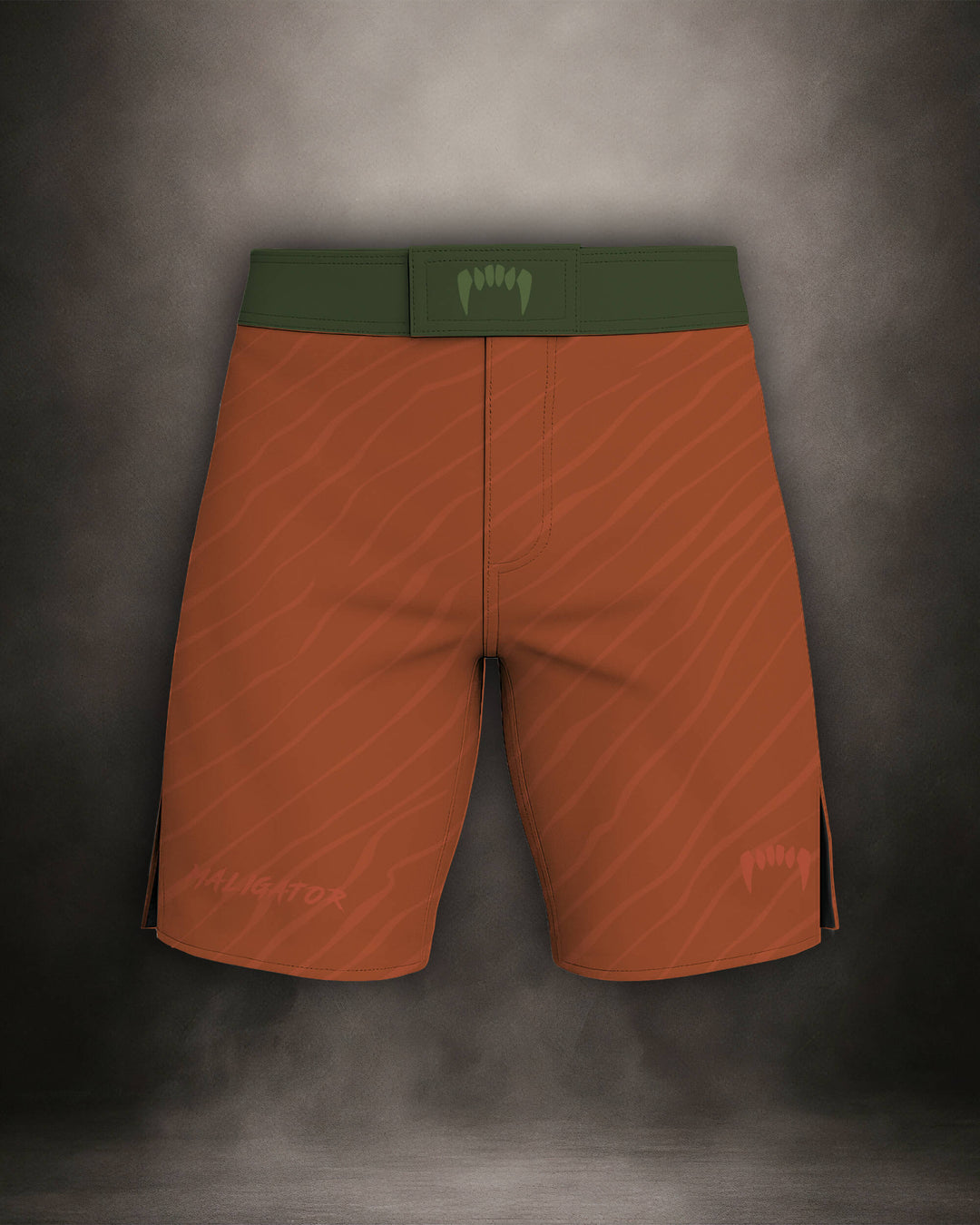 Maligator Terraborn Yateveo MMA shorts – front view, lightweight fightwear for no-gi grappling and cage training