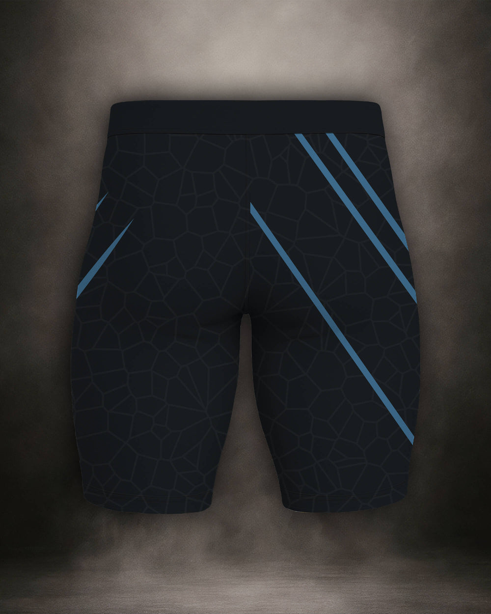Maligator Noirium Cyro training shorts – back view, lightweight compression gear for grappling and cage work