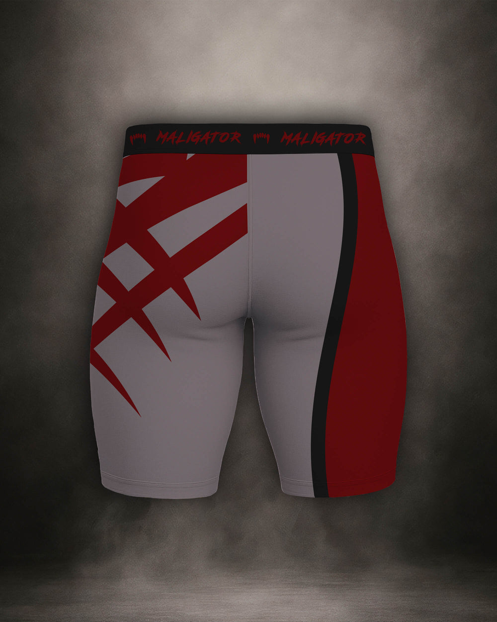 Maligator Savage X81 Erythros training shorts – back view, lightweight compression gear for grappling and cage work


