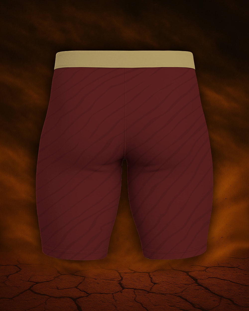 Maligator Terraborn Kavir training shorts – back view, lightweight compression gear for grappling and cage work


