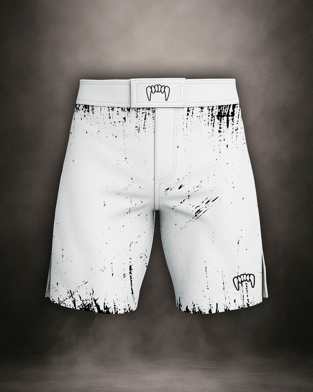 Maligator Primal Polar MMA shorts – front view, lightweight fightwear for no-gi grappling and cage training

