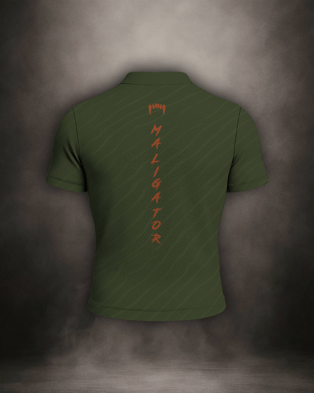 Maligator Terraborn Yateveo mesh shirt – back view, lightweight breathable training top for MMA and BJJ