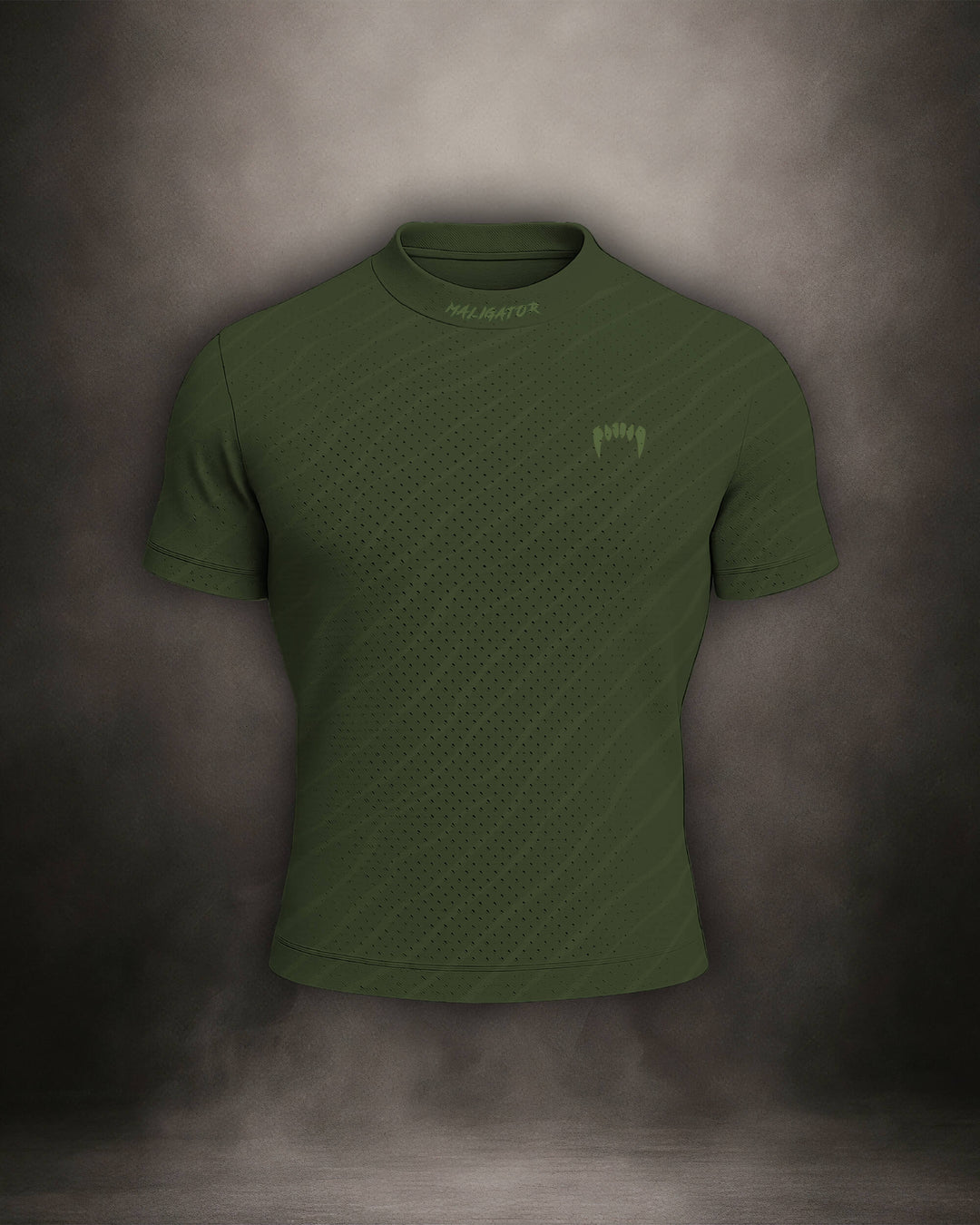 Maligator Terraborn Yateveo mesh shirt – front view, lightweight breathable training top for MMA and BJJ