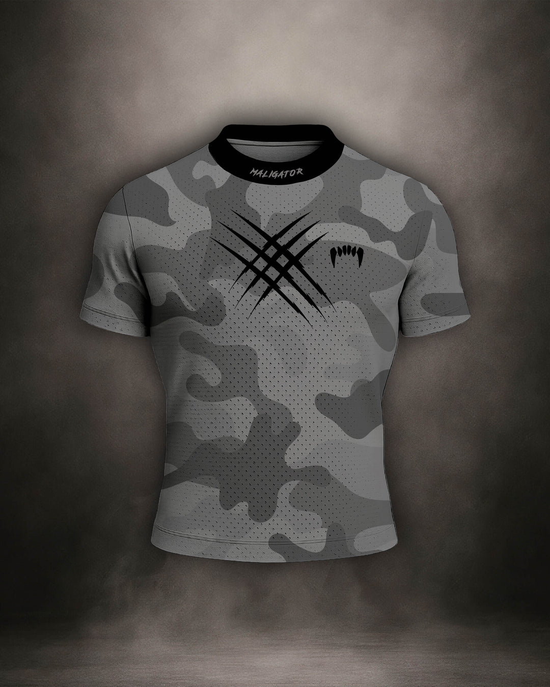 Maligator Forlorn Division Belisarius mesh shirt – front view, lightweight breathable training top for MMA and BJJ