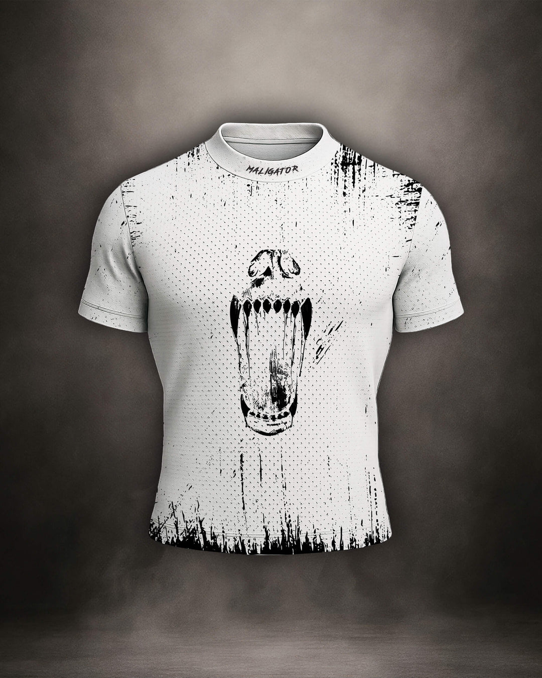 Maligator Primal Polar mesh shirt – front view, lightweight breathable training top for MMA and BJJ